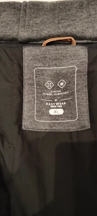 Cazadora Polipiel Acolchada Marrón