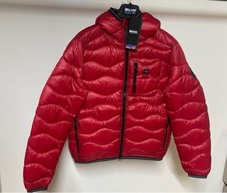 Blauer Piumino Rosso Cappuccio Uomo