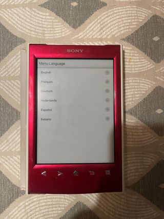 Sony Reader PRS-T1 Rojo (ebook Sony)