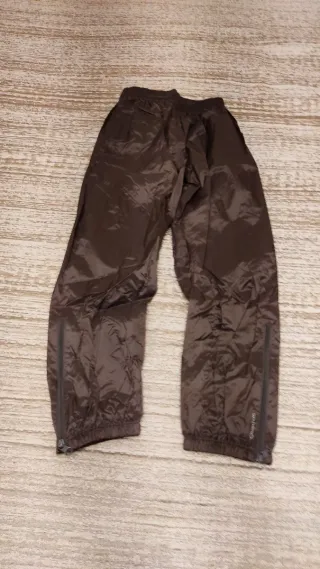 Pantalón chubasquero marrón niñ@