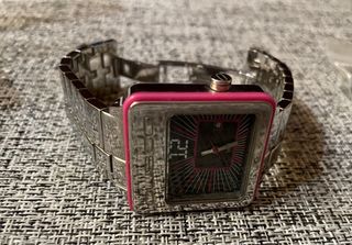 Reloj Custo On Time Mujer Rosa y Plata