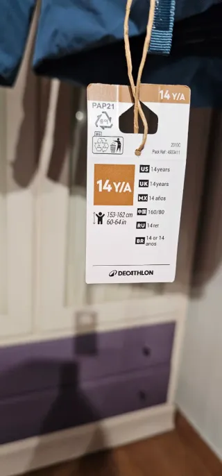 Conjunto de esquí Decathlon Talla 14