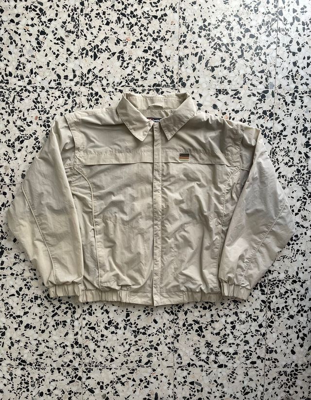 Giacca Vintage Beige Lotto Stile Harrington Taglia M
