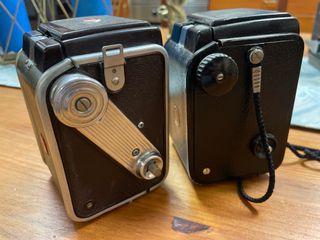 Confezione di 2 fotocamere Kodak Duaflex II e IV vintage