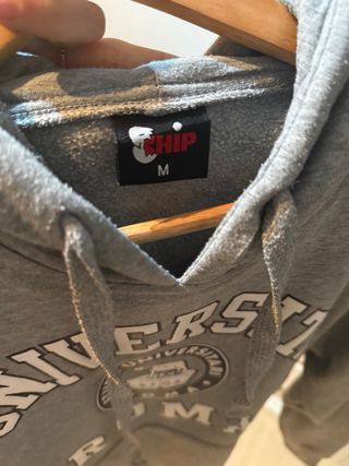 Sudadera Universitaria Roma Gris