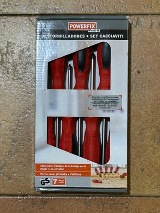 Set 7 Destornilladores POWERFIX Profi