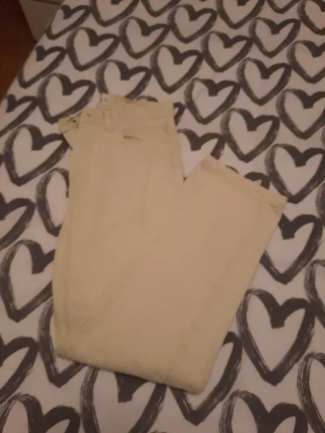 Vaqueros Mango amarillo verdoso