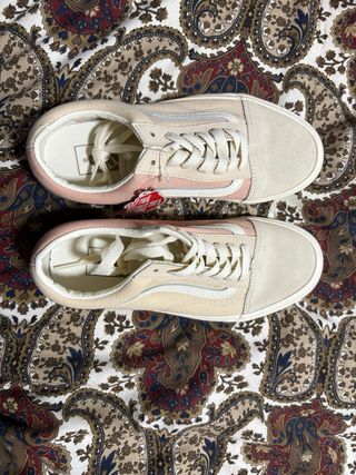 Vans Old Skool Talla 38 Beige/Rosa