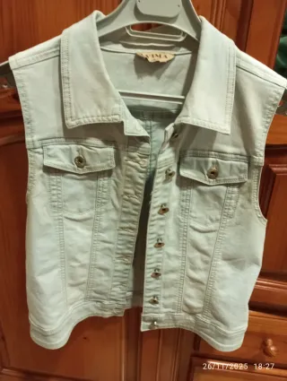Chaleco vaquero mujer