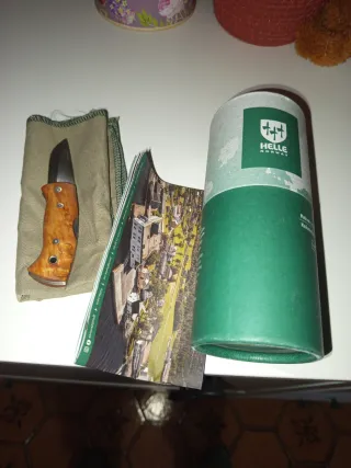 Navaja Helle Noruega con funda