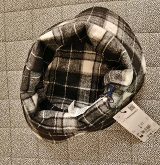 Cappello bucket nero/ grigio uomo o unisex