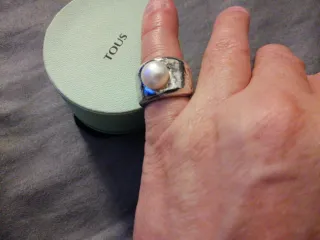 Anillo Tous Plata Perla