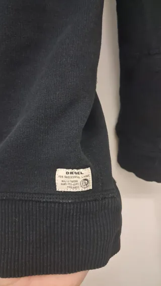 Sudadera vintage Diesel negra