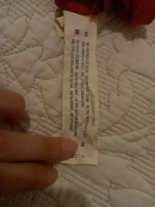 Camiseta sin mangas Zara Naranja Talla M