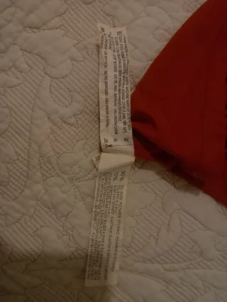 Camiseta sin mangas Zara Naranja Talla M