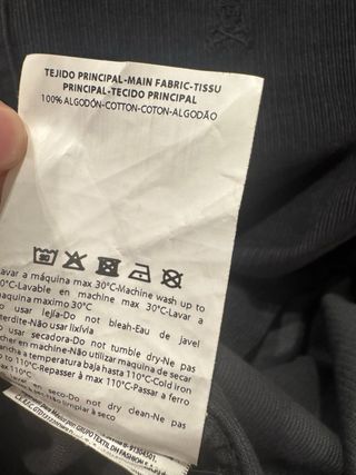 Camisa Scalpers micropana azul T.38