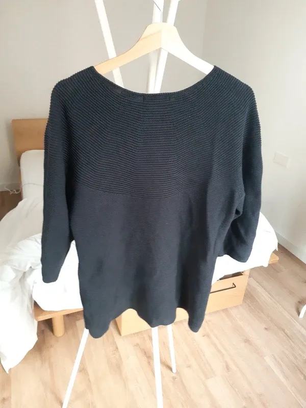 Uniqlo camiseta cuello barco manga 3/4