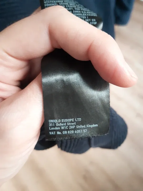 Uniqlo camiseta cuello barco manga 3/4