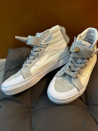 20 C/U--Zapatillas Vans Altas Niñ@s talla 34 ambos