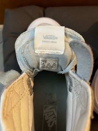 20 C/U--Zapatillas Vans Altas Niñ@s talla 34 ambos