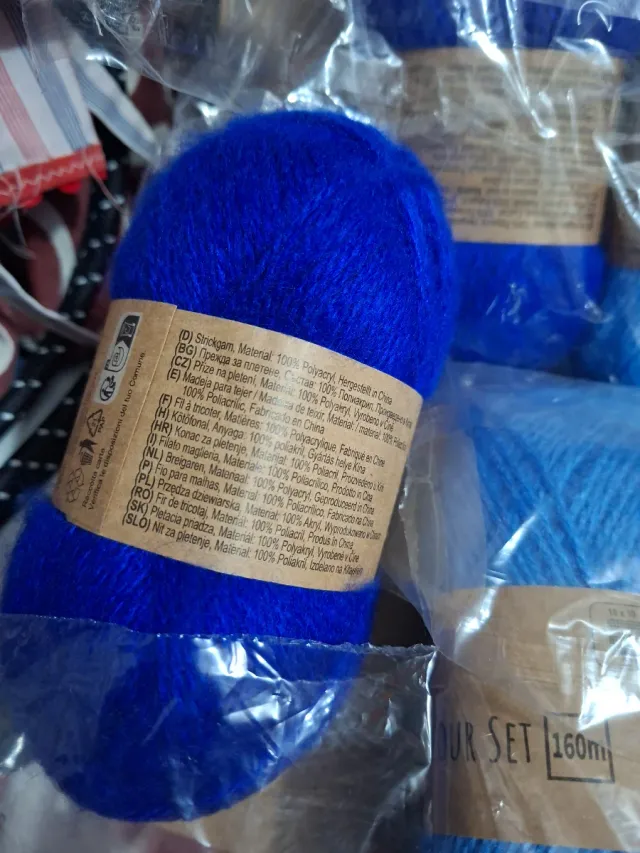 Lanas para tejer - Pack de colores azules