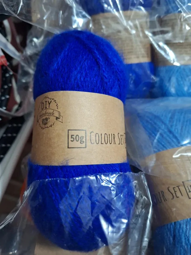 Lanas para tejer - Pack de colores azules