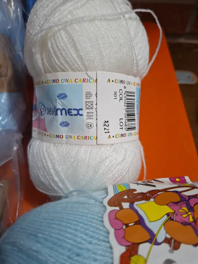 Lanas para tejer - Pack de colores azules