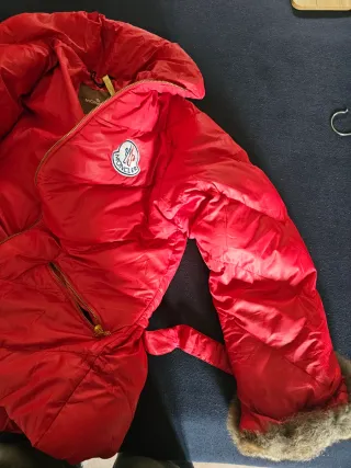 Moncler Giacca Rossa Donna