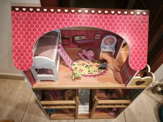 Casa muñecas madera
