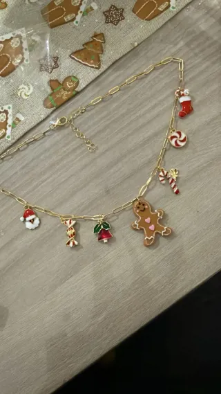 Collana con ciondoli natalizi,o personalizzate