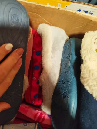 Zapatillas de estar por casa Alcalde azul y blanco