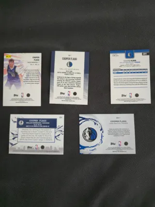 Lote NBA Topps Cooper Flagg 2025/26 card cromo