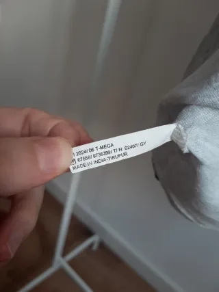 Camiseta Decathlon Gris Mujer Talla M