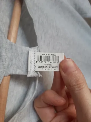 Camiseta Decathlon Gris Mujer Talla M