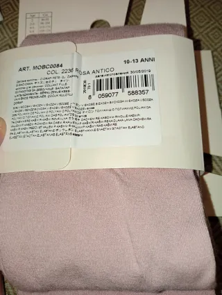 T.10-13a Medias Cachemira/leotardo fino niña