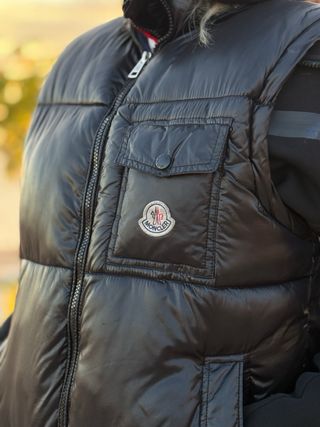 Chaleco Moncler Negro Hombre