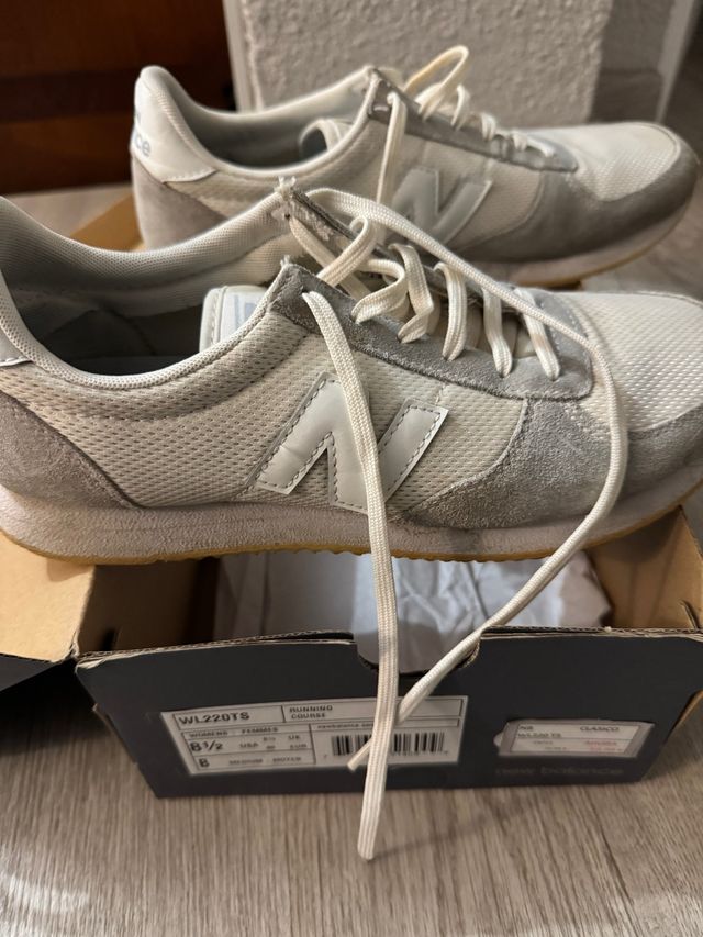 Zapatilla New Balance WL220TS Gris/Blanco Talla 40