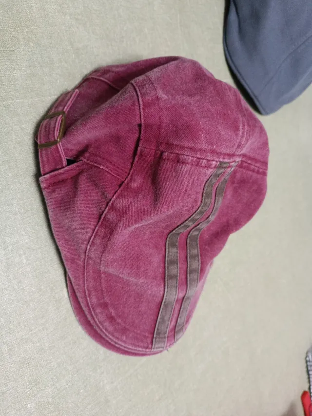 Pack 2 Gorras Boina Gris y Rojo vaquero