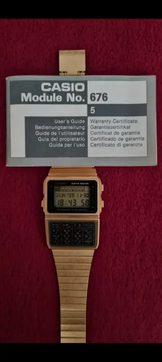 Reloj digital calculadora CASIO DBC-610, N.O.S.
