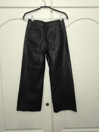 Pantalón culotte polipiel Zara Kids