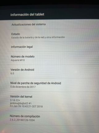 Tablet BQ Aquaris M10