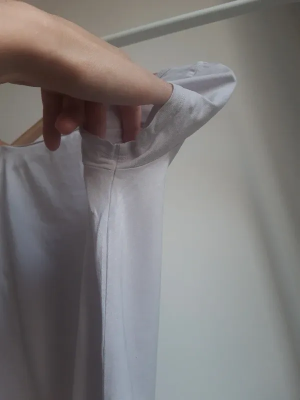 2 Camisetas H&M Manga Corta Mujer Blancas