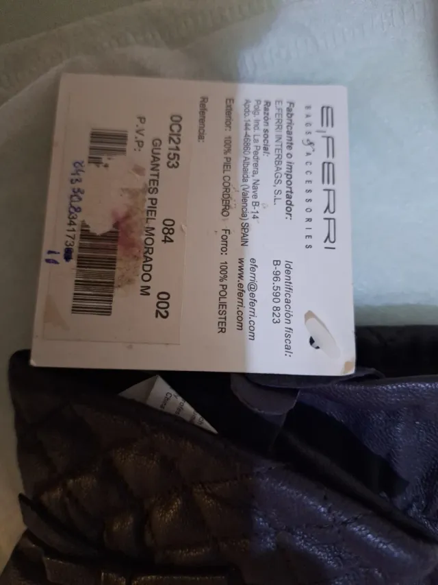 Guantes Morados Mujer Talla Pequeña