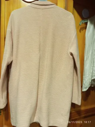 Chaqueta Stradivarius Rosa Talla L