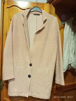 Chaqueta Stradivarius Rosa Talla L