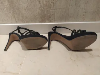 Sandalias fiesta Elvio Zanon negras