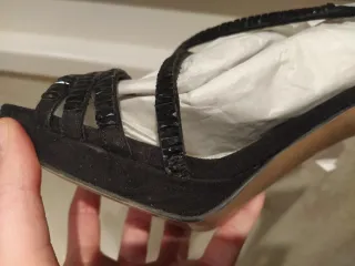 Sandalias fiesta Elvio Zanon negras