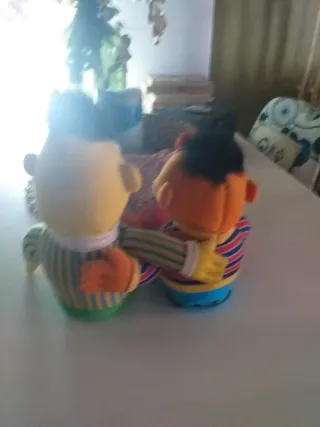 Set di pupazzi vintage Bert e Ernie