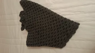 Toquilla de lana gris