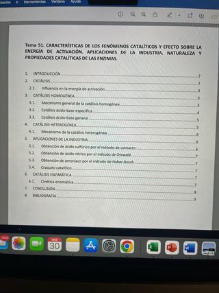 Temas oposición Física y Química